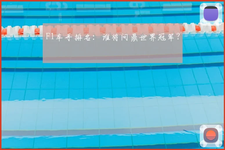 F1车手排名:谁将问鼎世界冠军?